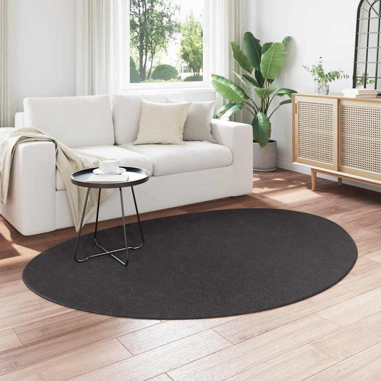 Vidaxl tapijt huarte antraciet 140 x 200 cm polyester