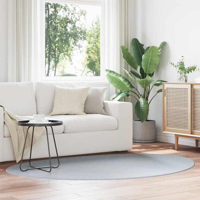 Vidaxl tapijt huarte grijs 140 x 200 cm polyester