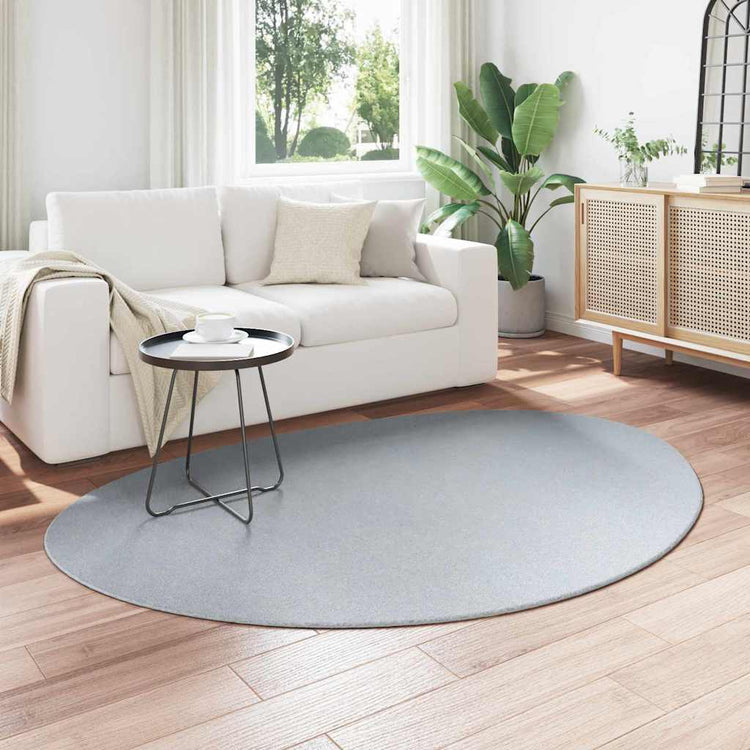 Vidaxl tapijt huarte grijs 140 x 200 cm polyester