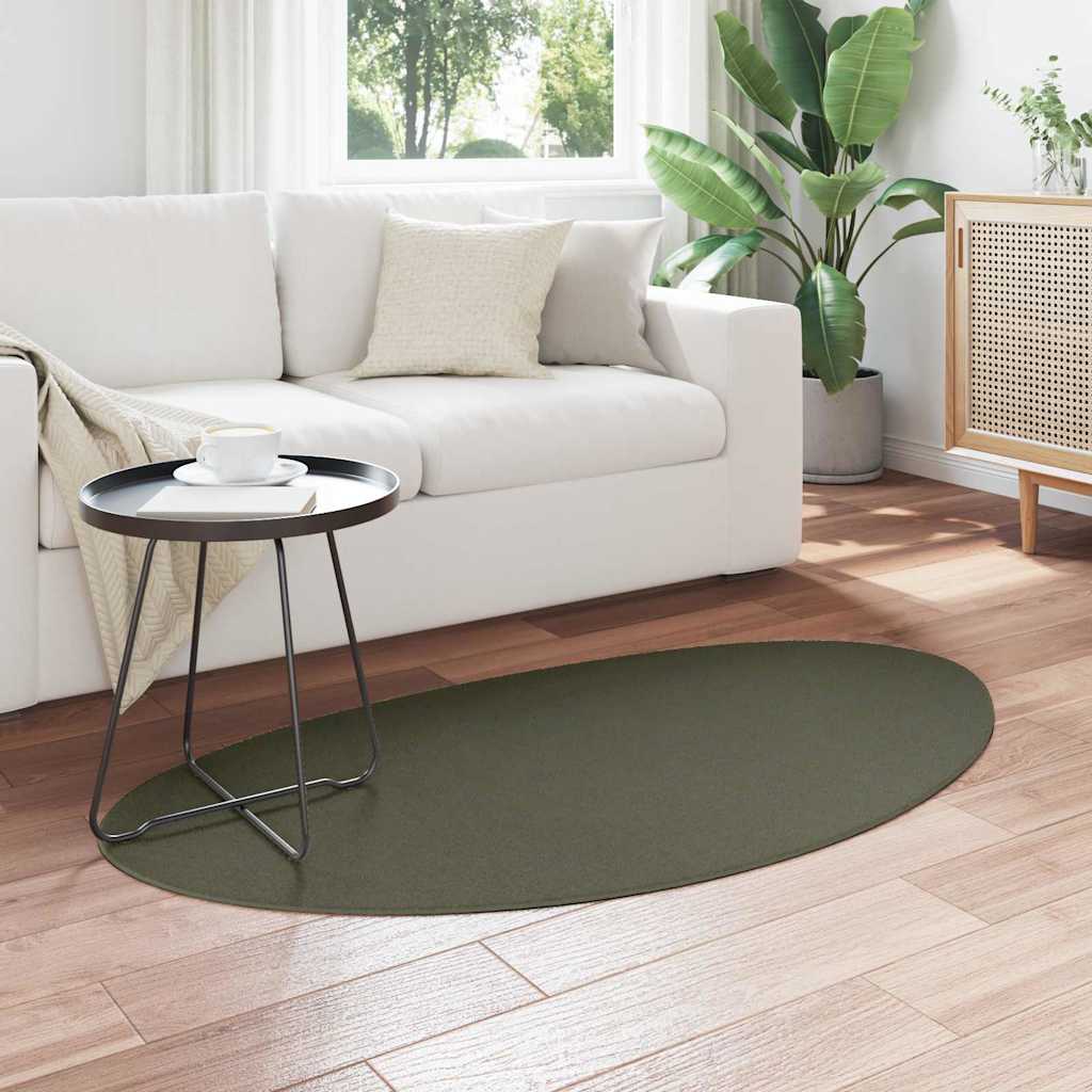 Vidaxl vloerkleden huarte bosgroen 80 x 150 cm polyester
