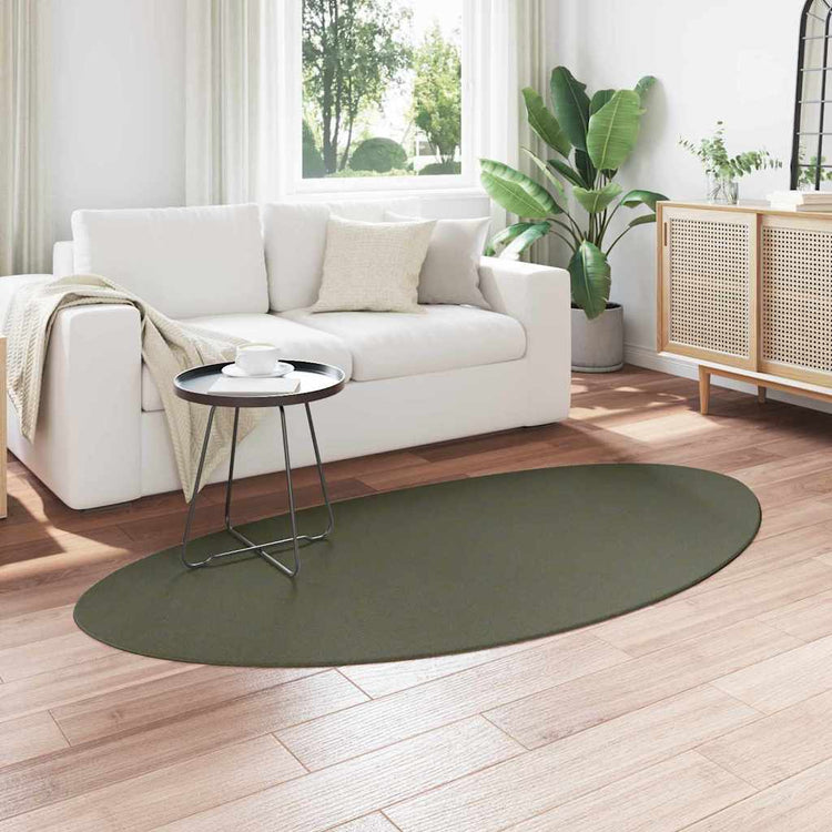 Vidaxl tapijt huarte bosgroen 100 x 200 cm polyester