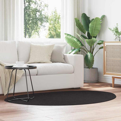 Vidaxl tapijt huarte zwart 120 x 170 cm polyester