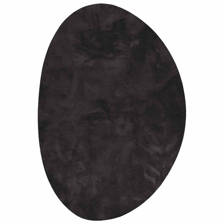 Vidaxl tapijt huarte zwart 140 x 200 cm polyester
