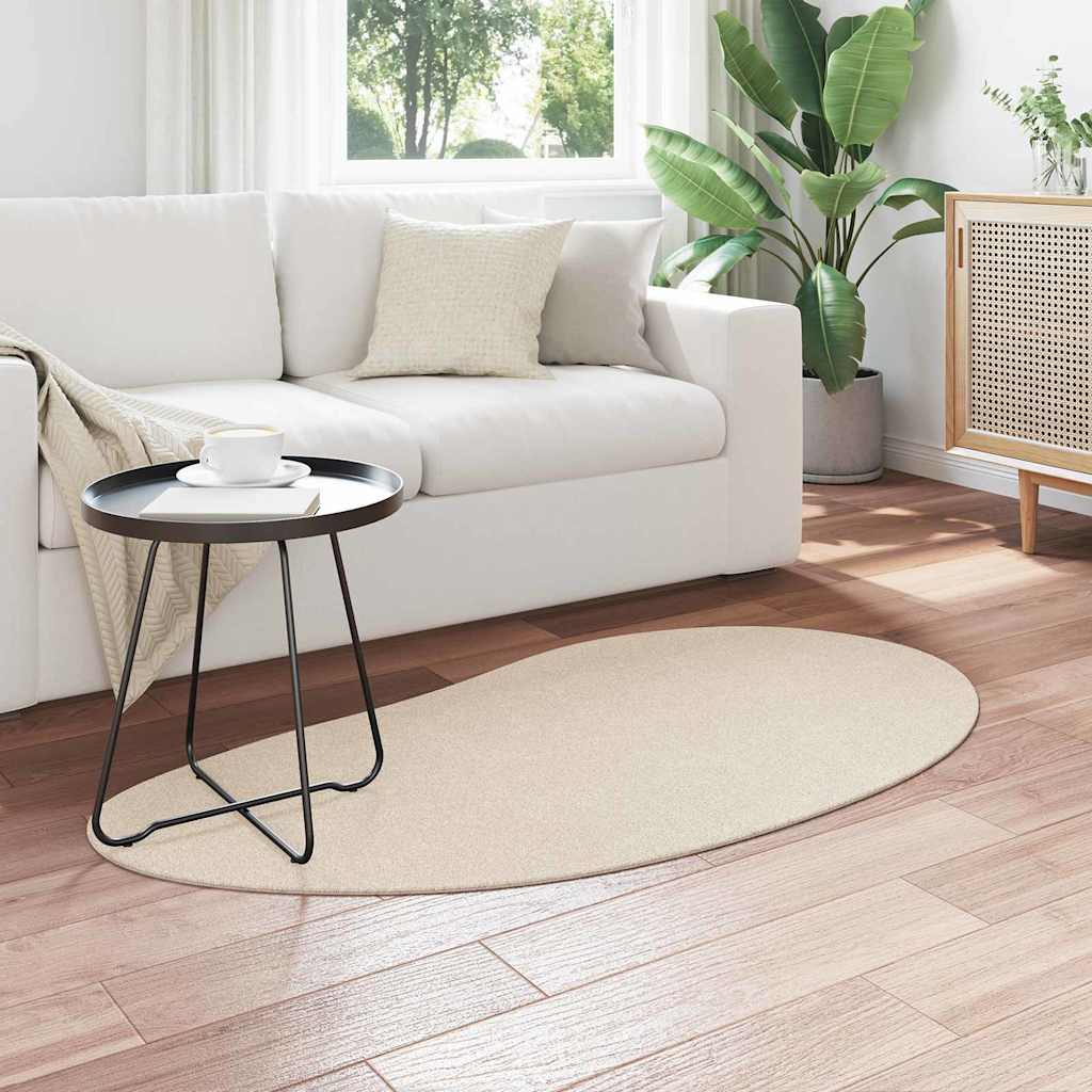 Vidaxl vloerkleden huarte beige 80 x 150 cm polyester