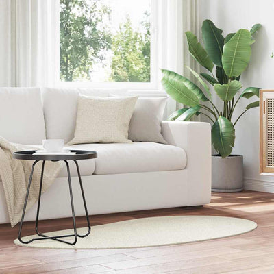 Vidaxl tapijt huarte crèmekleurig 80 x 150 cm polyester
