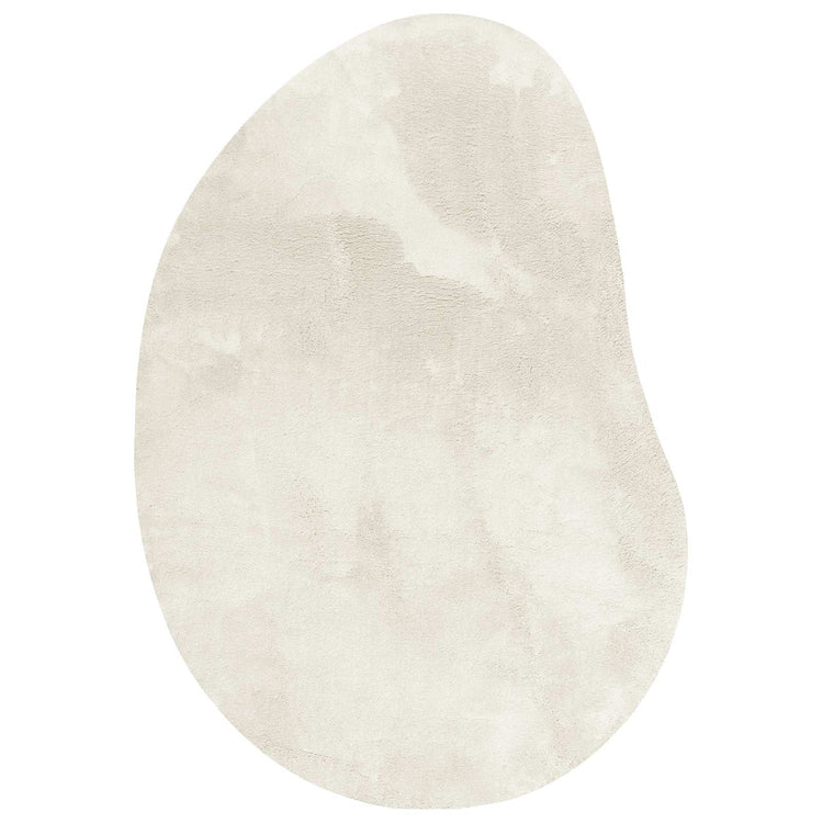 Vidaxl tapijt huarte crèmekleurig 100 x 200 cm polyester