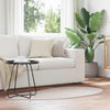 Vidaxl vloerkleden huarte zand 80 x 150 cm polyester