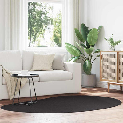 Vidaxl tapijt huarte zwart 140 x 200 cm polyester