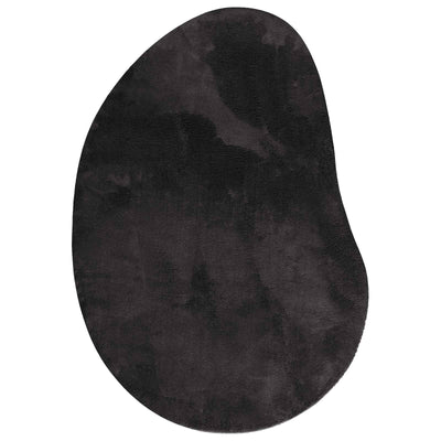 Vidaxl tapijt huarte zwart 140 x 200 cm polyester