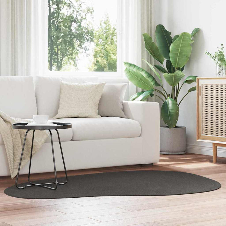 Vidaxl tapijt huarte antraciet 120 x 170 cm polyester