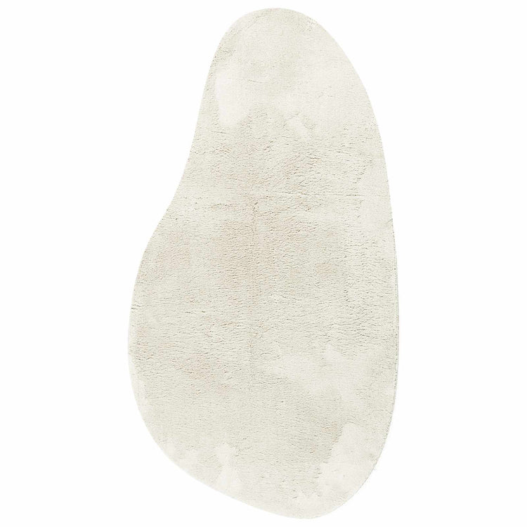 Vidaxl tapijt huarte crèmekleurig 80 x 150 cm polyester