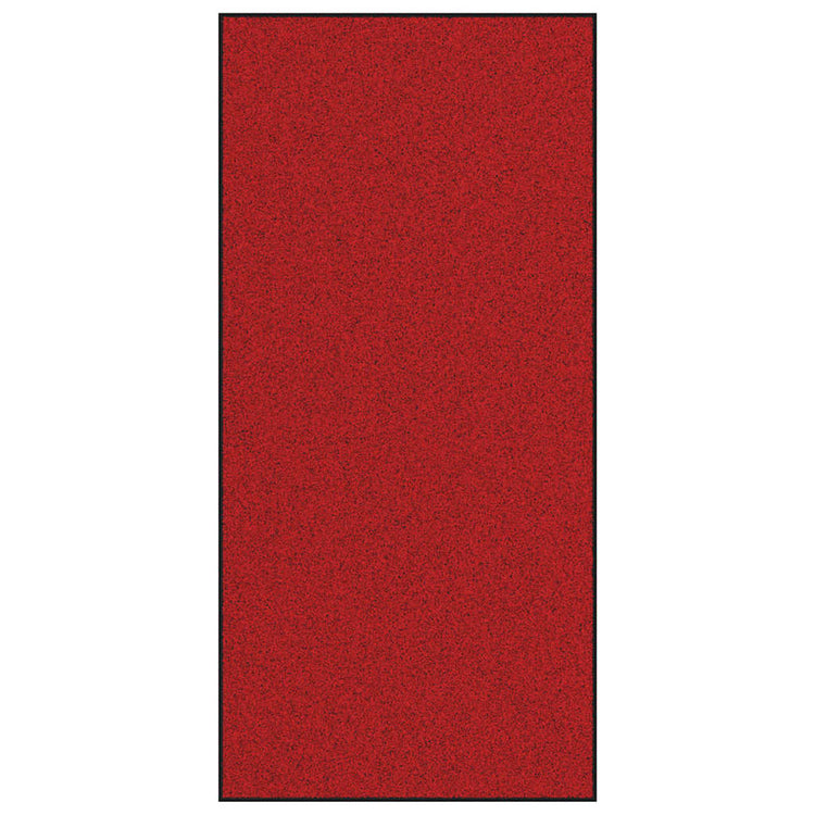 Vidaxl deurmat rood en zwart 120 x 250 cm 100% polyamide