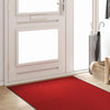 Vidaxl deurmat anders rood en zwart 120 x 300 cm polyamide en pvc