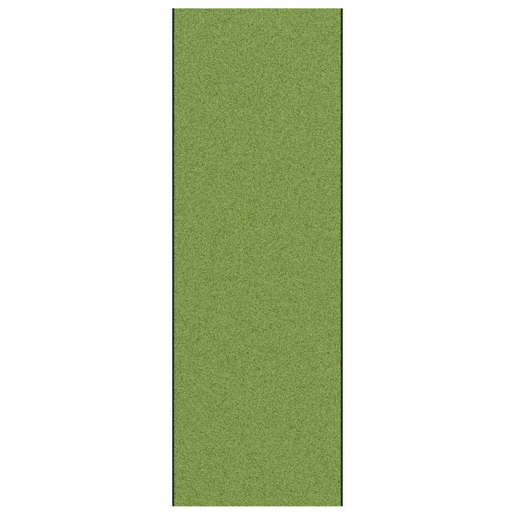 Vidaxl deurmat groen en zwart 120 x 350 cm 100% polyamide