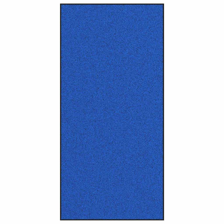 Vidaxl deurmat blauw en zwart 120 x 250 cm 100% polyamide