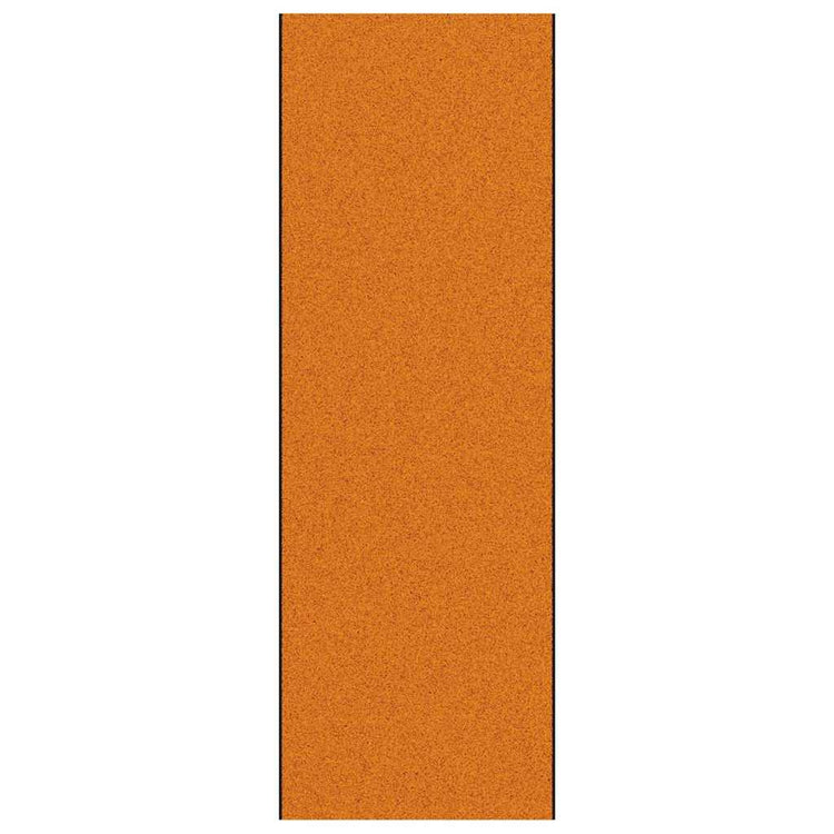 Vidaxl deurmat oranje en zwart 120 x 350 cm 100% polyamide