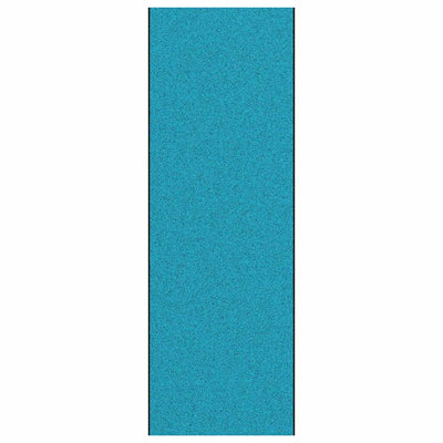 Vidaxl deurmat anders cyaan en zwart 120 x 350 cm polyamide en pvc