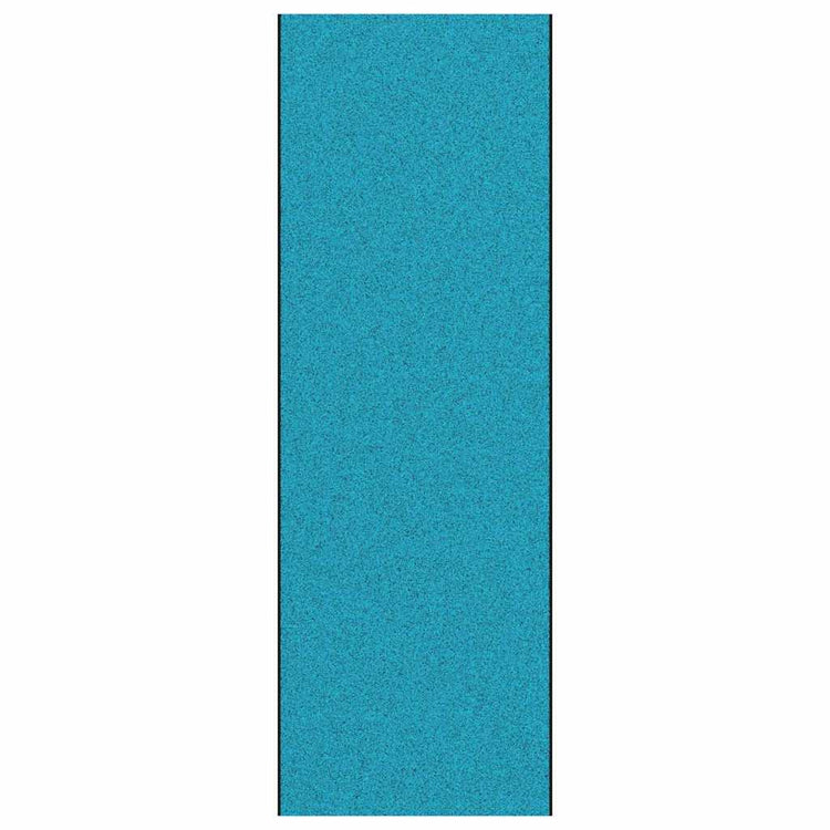 Vidaxl deurmat cyaan en zwart 120 x 350 cm 100% polyamide