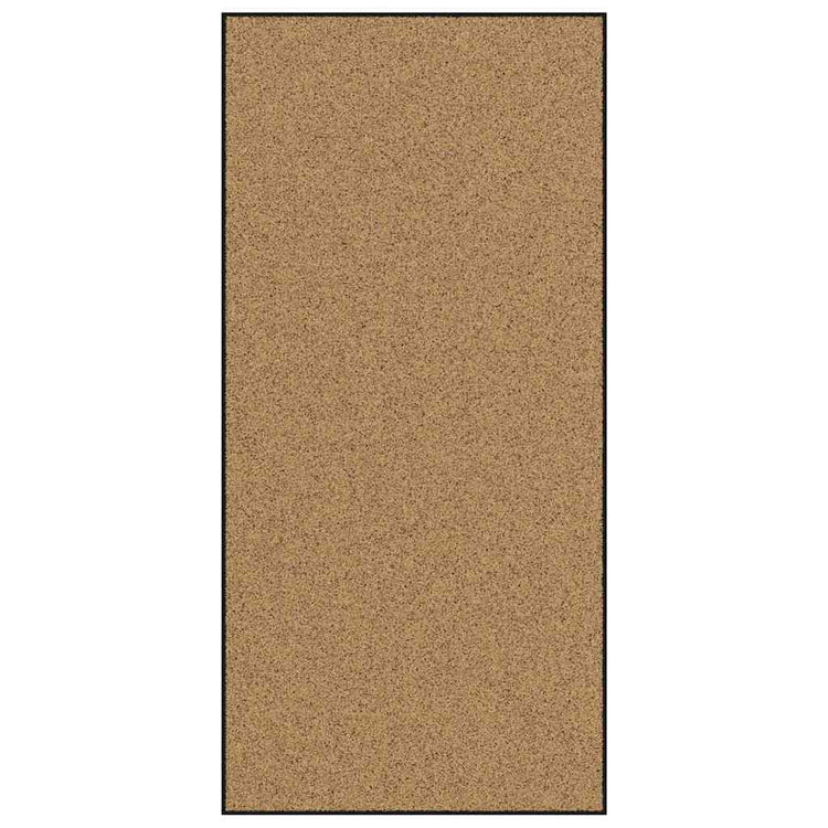 Vidaxl deurmat anders crème en zwart 120 x 250 cm polyamide en pvc