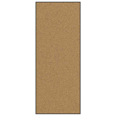 Vidaxl deurmat anders crème en zwart 120 x 300 cm polyamide en pvc