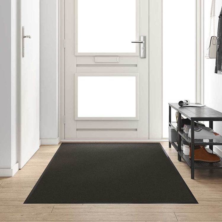 Vidaxl deurmat zwart 120 x 250 cm 100% polyamide