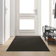 Vidaxl deurmat zwart 120 x 300 cm 100% polyamide