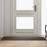 Vidaxl deurmat antraciet en zwart 60 x 180 cm 100% polyamide - afbeelding 1