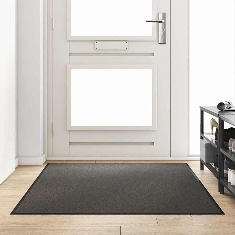 Vidaxl deurmat antraciet en zwart 120 x 180 cm 100% polyamide