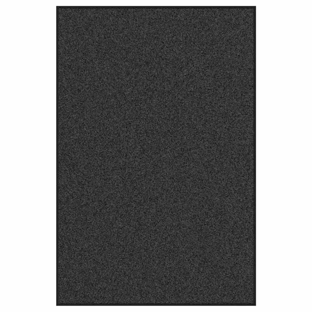 Vidaxl deurmat antraciet en zwart 120 x 180 cm polypropyleen en vinyl