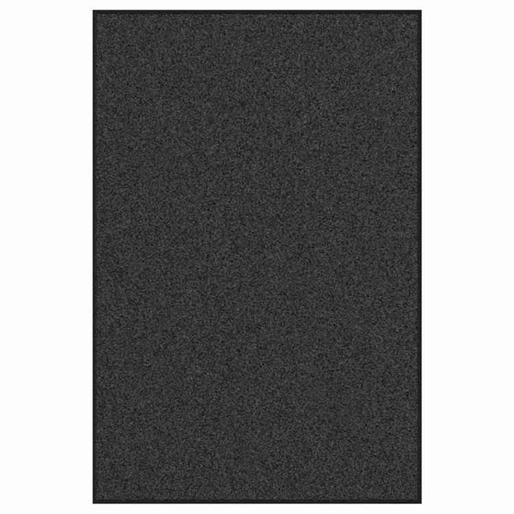 Vidaxl deurmat antraciet en zwart 120 x 180 cm 100% polyamide