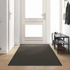 Vidaxl deurmat antraciet en zwart 120 x 400 cm polypropyleen en vinyl