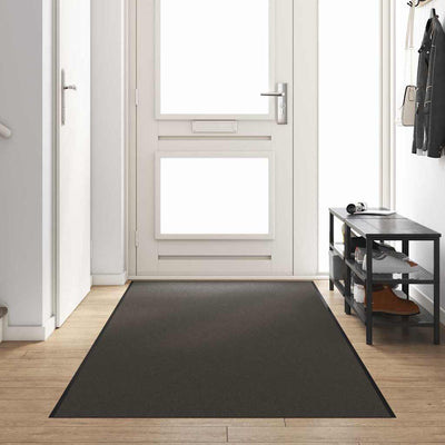 Vidaxl deurmat antraciet en zwart 120 x 400 cm 100% polyamide