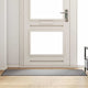 Vidaxl deurmat grijs en zwart 60 x 180 cm 100% polyamide