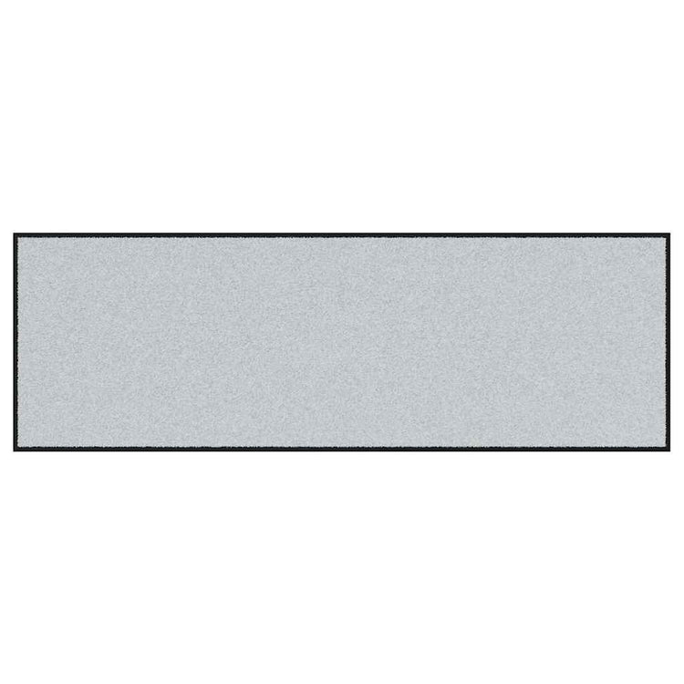 Vidaxl deurmat grijs en zwart 60 x 180 cm 100% polyamide