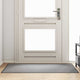 Vidaxl deurmat grijs en zwart 90 x 150 cm 100% polyamide