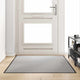 Vidaxl deurmat grijs en zwart 120 x 180 cm 100% polyamide