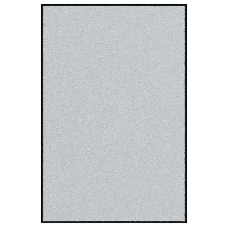 Vidaxl deurmat grijs en zwart 120 x 180 cm 100% polyamide