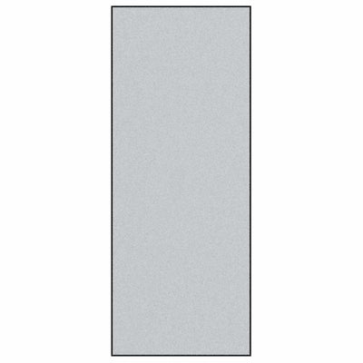Vidaxl deurmat grijs en zwart 120 x 300 cm polypropyleen en vinyl
