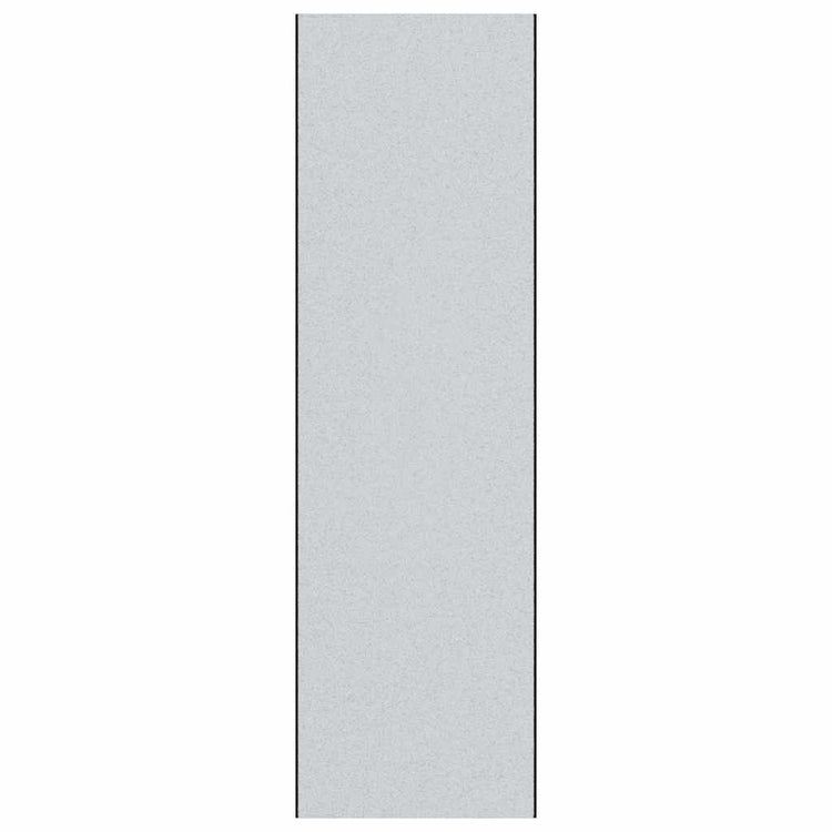 Vidaxl deurmat grijs en zwart 120 x 400 cm 100% polyamide