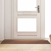 Vidaxl deurmat bruin en zwart 60 x 180 cm 100% polyamide - afbeelding 1