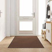 Vidaxl deurmat bruin en zwart 120 x 250 cm 100% polyamide - afbeelding 1