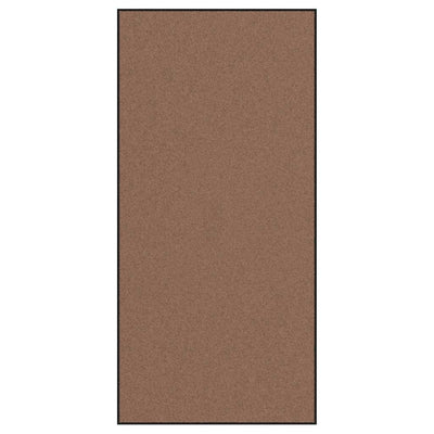 Vidaxl deurmat bruin en zwart 120 x 250 cm polypropyleen en vinyl