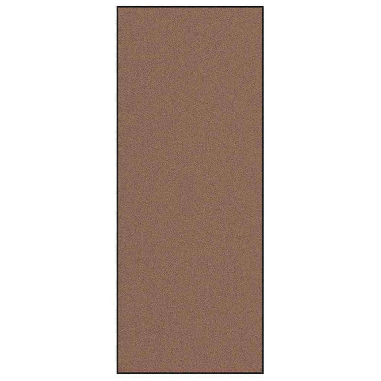 Vidaxl deurmat bruin en zwart 120 x 300 cm 100% polyamide