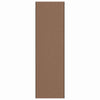Vidaxl deurmat bruin en zwart 120 x 400 cm polypropyleen en vinyl