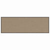 Vidaxl deurmat beige en zwart 60 x 180 cm polypropyleen en vinyl