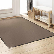 Vidaxl deurmat beige en zwart 120 x 180 cm 100% polyamide - afbeelding 3