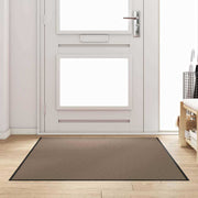 Vidaxl deurmat beige en zwart 120 x 180 cm 100% polyamide - afbeelding 1