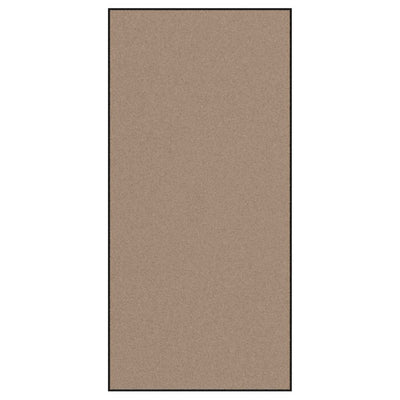 Vidaxl deurmat beige en zwart 120 x 250 cm polypropyleen en vinyl