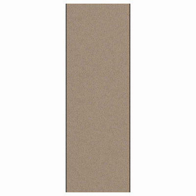 Vidaxl deurmat beige en zwart 120 x 350 cm polypropyleen en vinyl