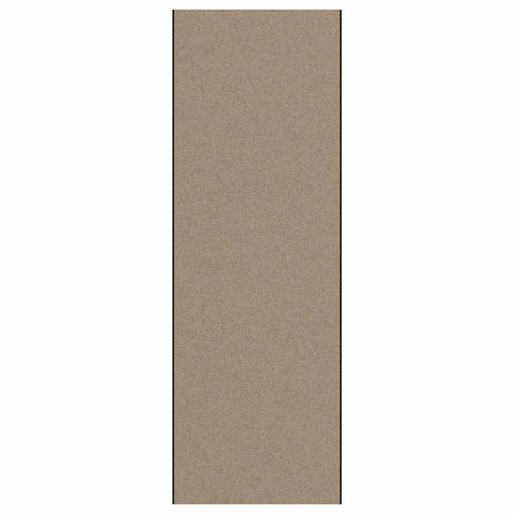 Vidaxl deurmat beige en zwart 120 x 350 cm 100% polyamide